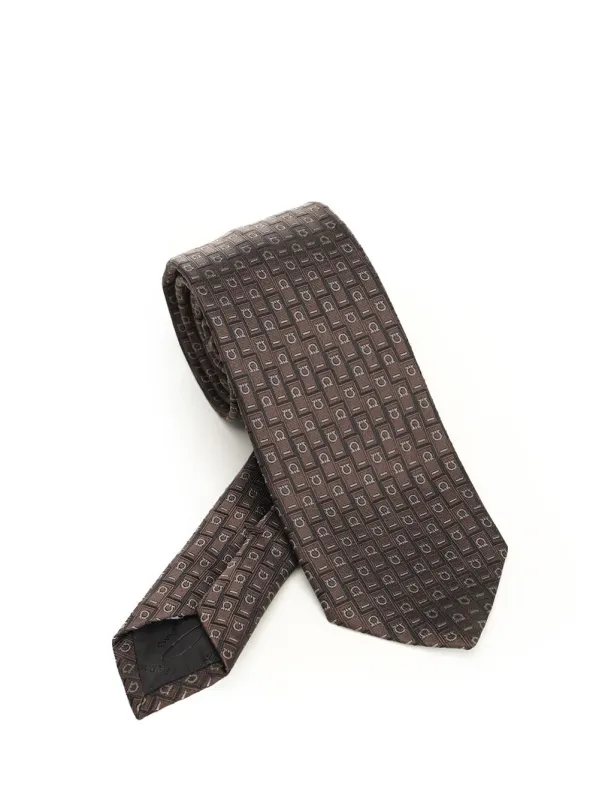 Silk Tie Ties And Bow Ties Brown sold by Wanan Luxury