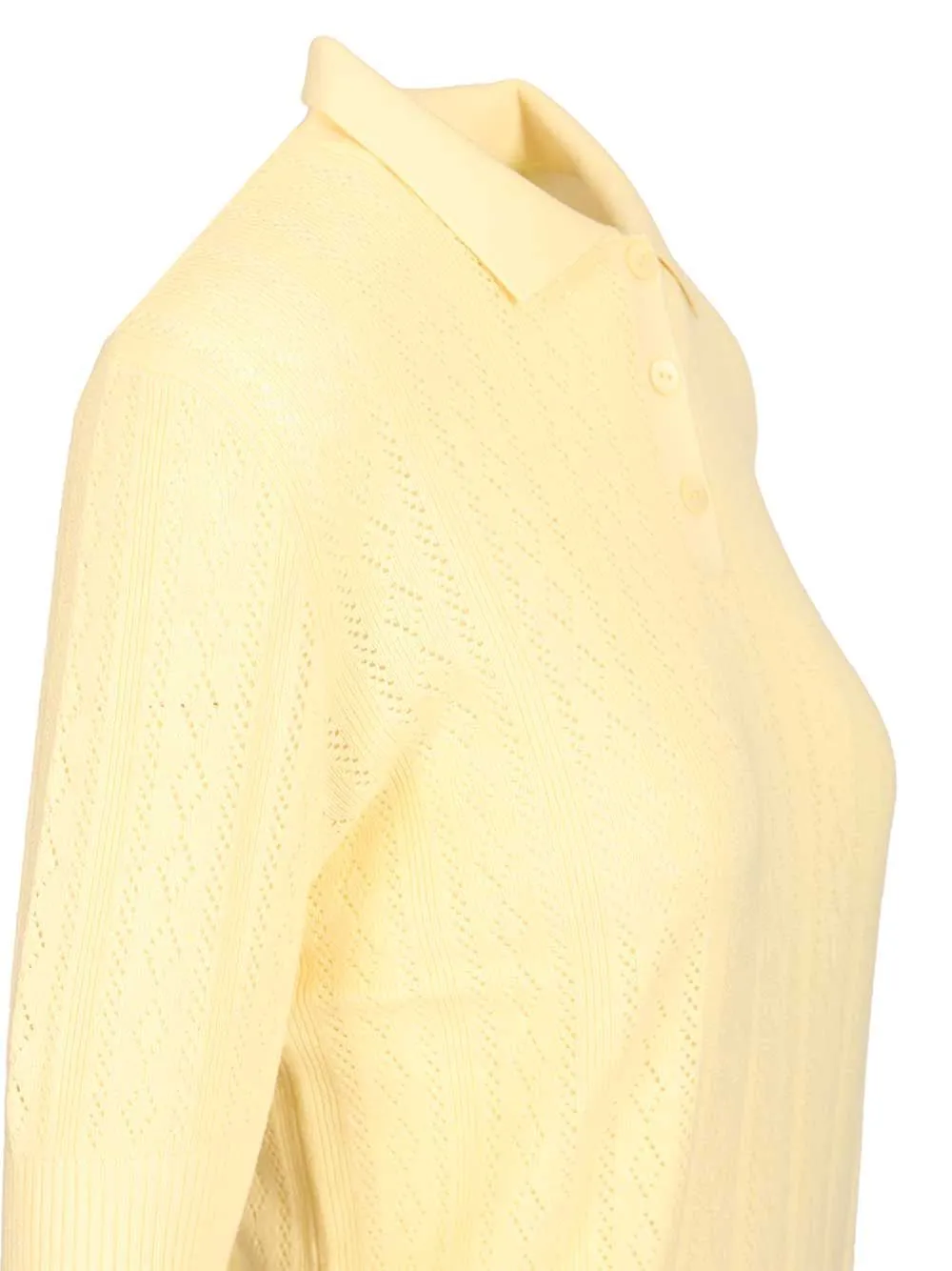 Sweater With Collar Polo Shirt Yellow sold by Wanan Luxury product image thumbnail 3