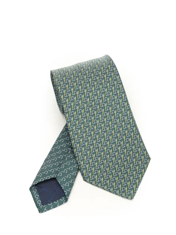 Silk Tie Ties And Bow Ties Green sold by Wanan Luxury