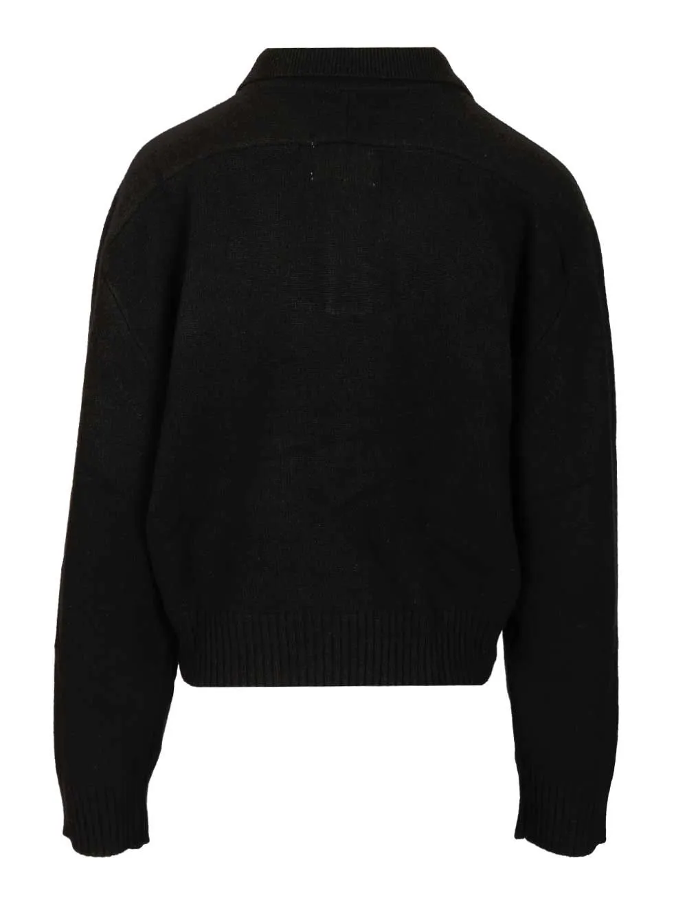 Boxy Cashmere Polo Shirt Knitwear Black sold by Wanan Luxury product image thumbnail 2