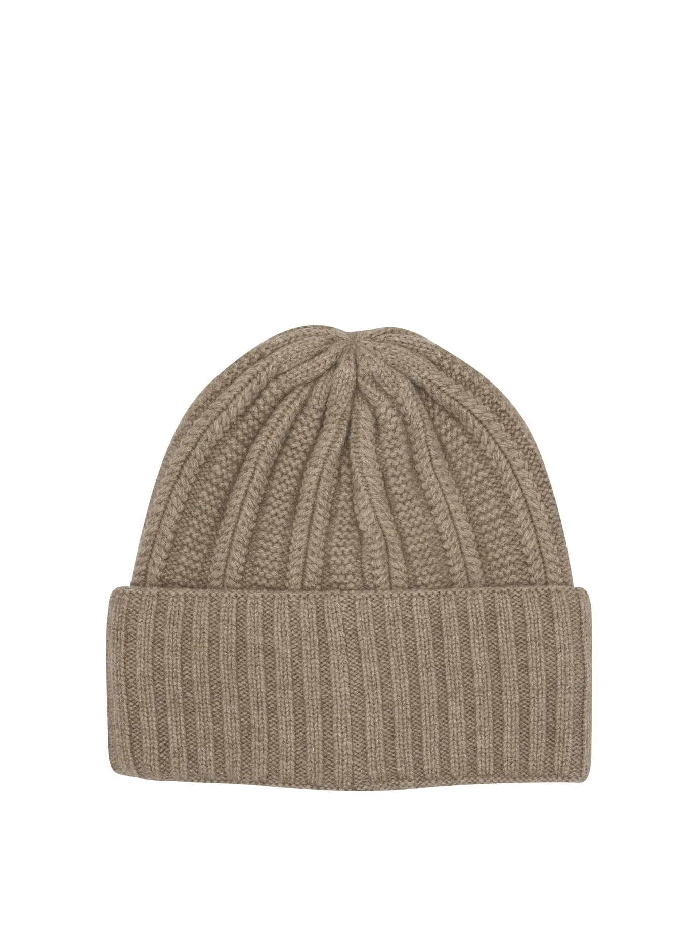 English Rib Cashmere Beanie Hats Beige sold by Wanan Luxury product image thumbnail 2