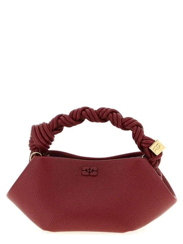 Bou Grained Hand Bags Red sold by Wanan Luxury