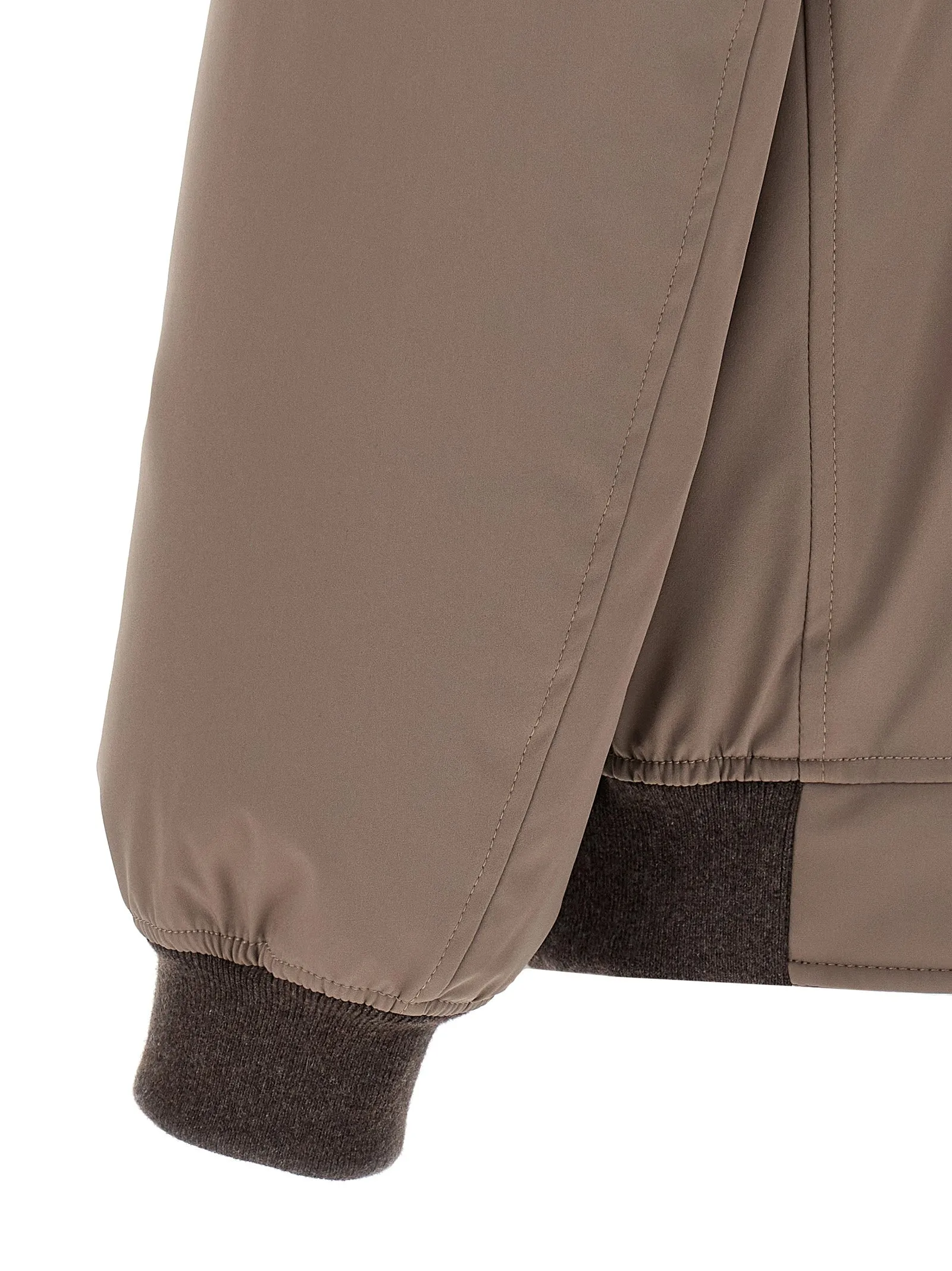 Sherling Neck Bomber Jacket Puffer Jackets Gray sold by Wanan Luxury product image thumbnail 4