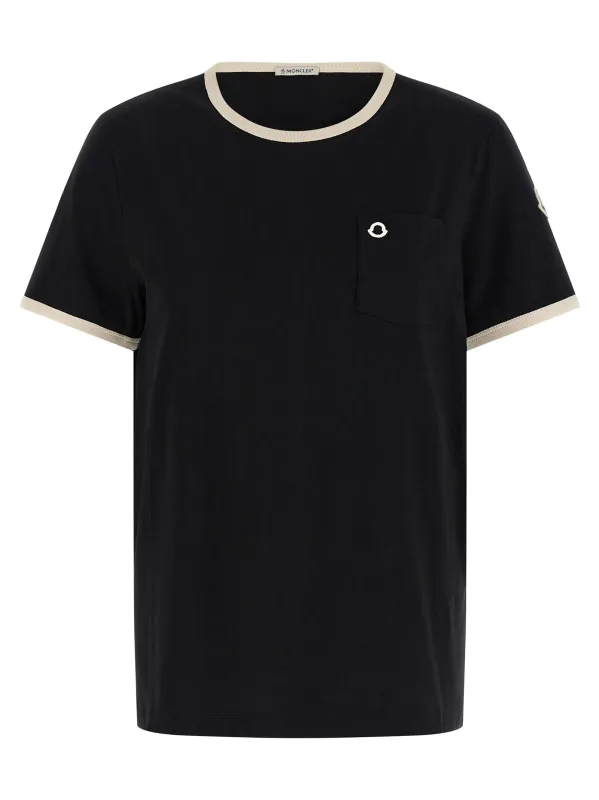 Logo Embroidery Pocket T-Shirt Black sold by Wanan Luxury