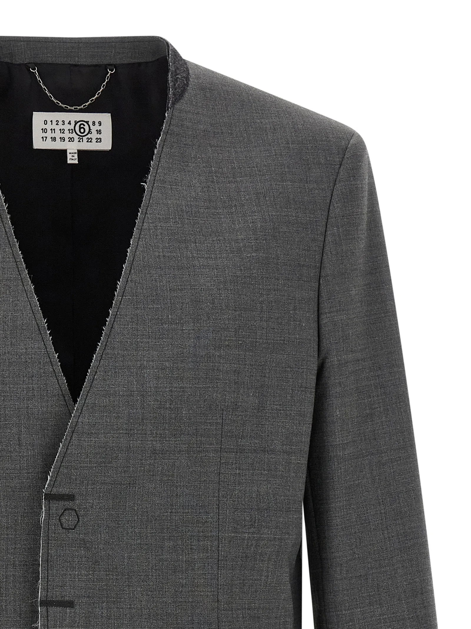 Wool Blazer Gray sold by Wanan Luxury product image thumbnail 3