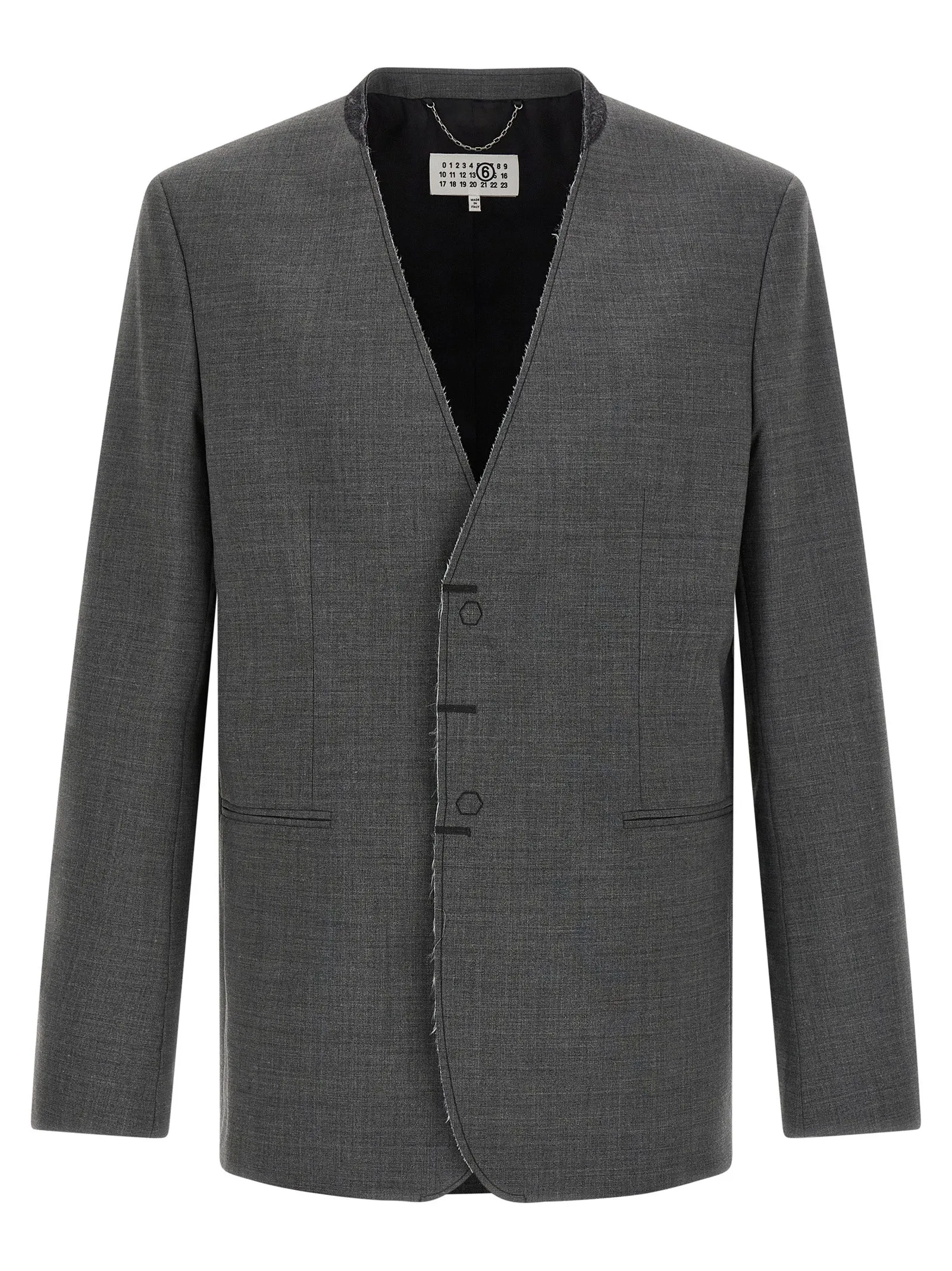 Wool Blazer Gray sold by Wanan Luxury