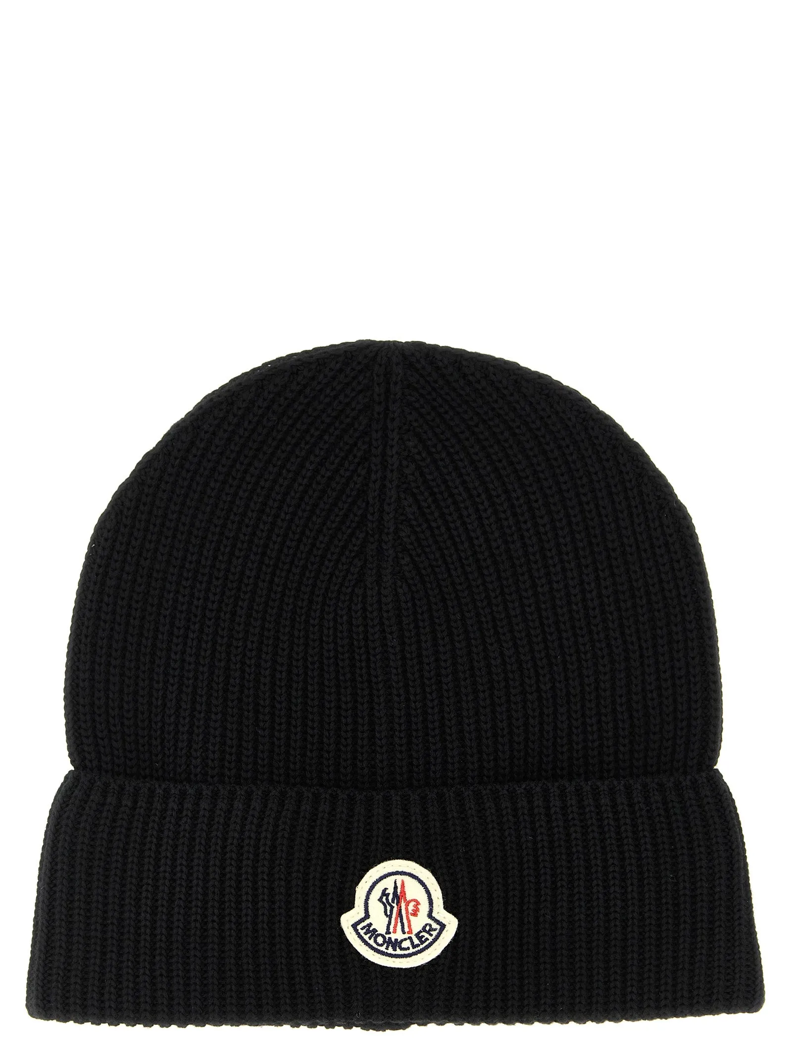 Logo Patch Beanie Hats Black sold by Wanan Luxury