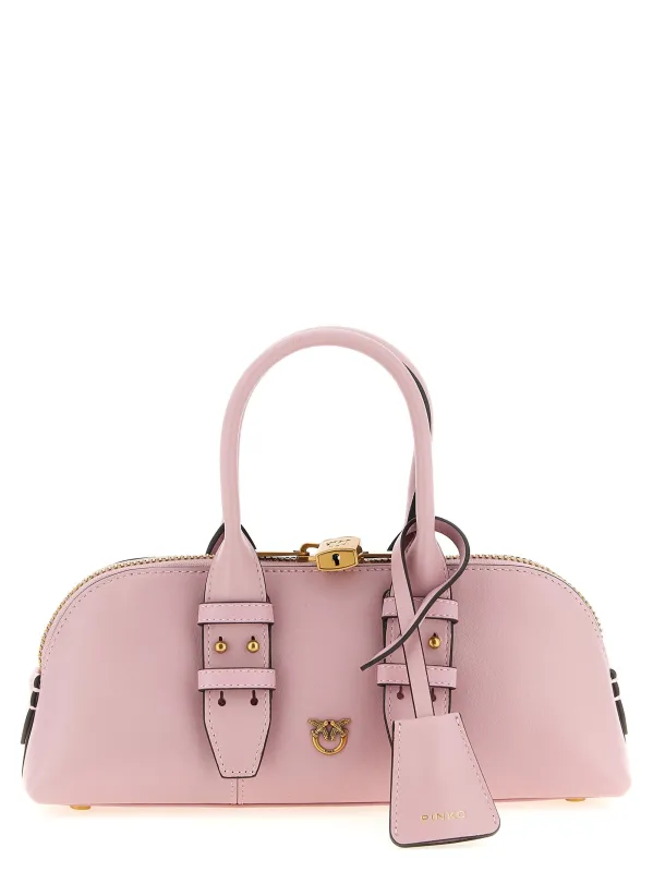 Escape Baguette Hand Bags Pink made by Pinko