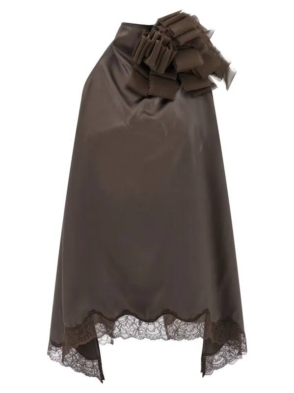 Blouse 01 Tops Brown sold by Wanan Luxury