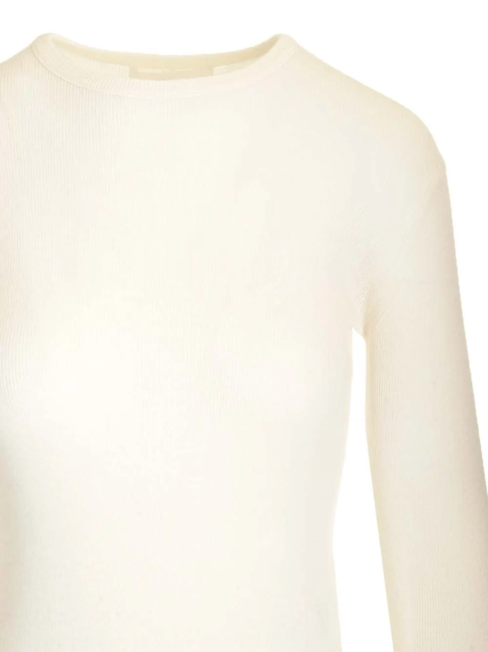 Vivian Long-Sleeved T-Shirt Knitwear White sold by Wanan Luxury product image thumbnail 4