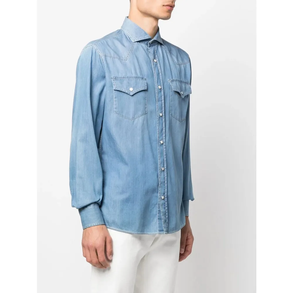 Shirts Blue sold by Wanan Luxury product image thumbnail 5
