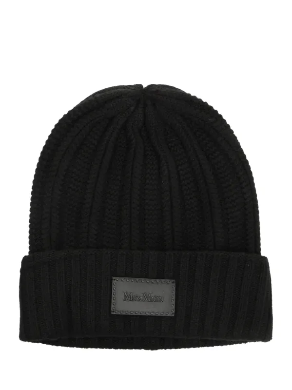 Cashmere Hat Hats Black sold by Wanan Luxury
