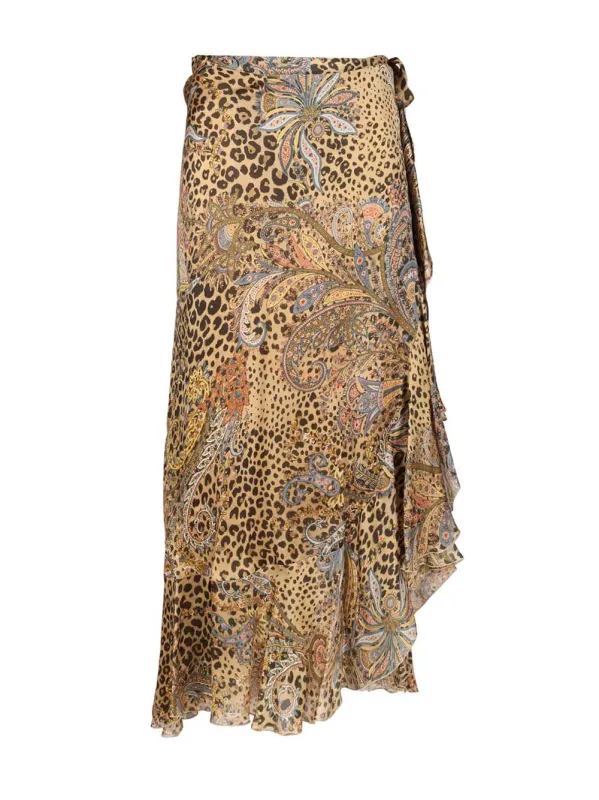 Animalier Skirt Skirts Animalier sold by Wanan Luxury