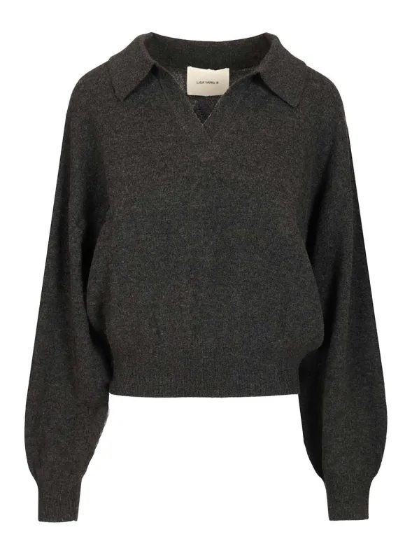 Katriel Polo Sweater Knitwear Grey sold by Wanan Luxury