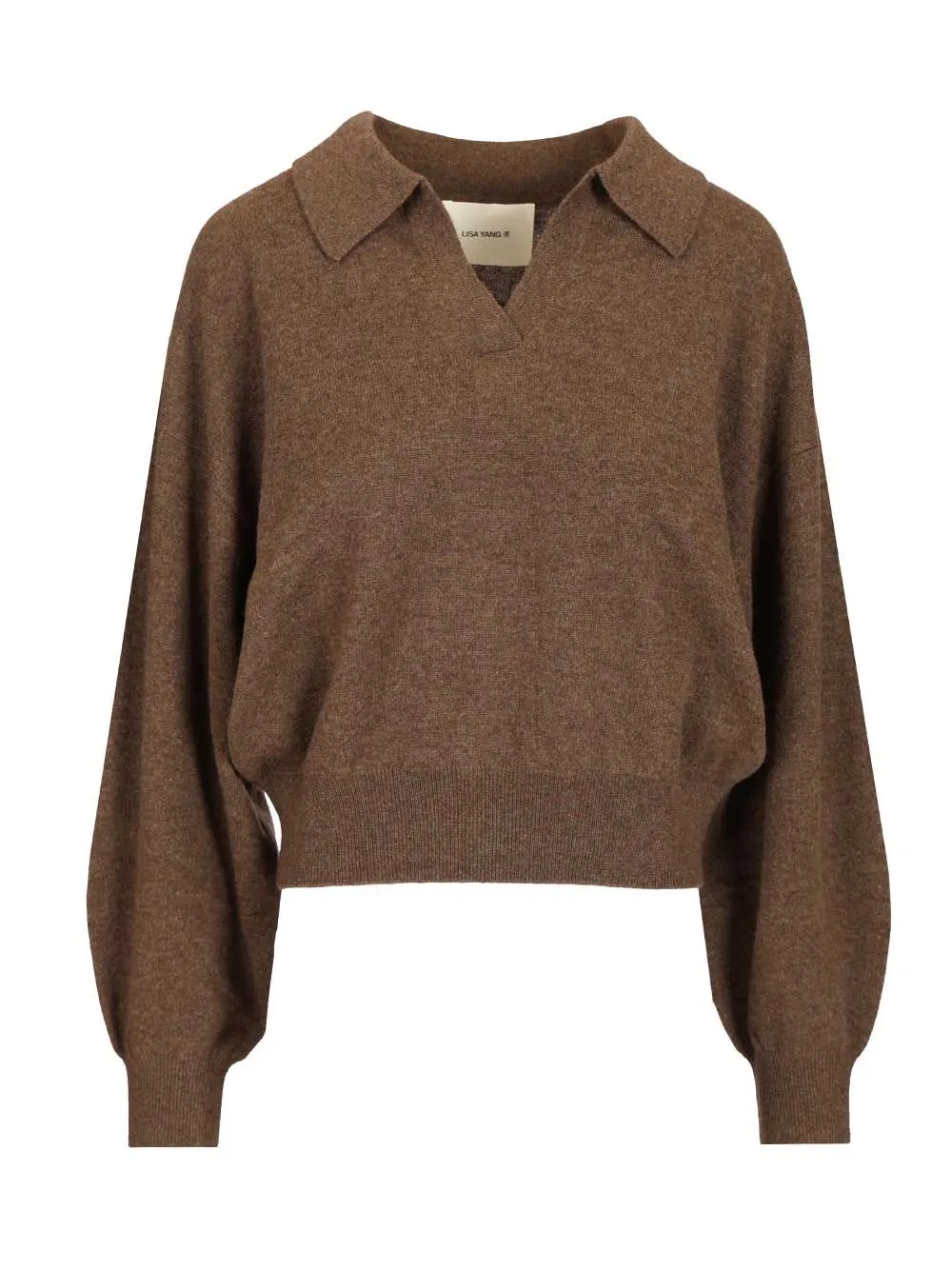 Katriel Polo Sweater Knitwear Brown sold by Wanan Luxury
