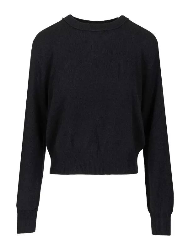 Greer Crewneck Sweater Knitwear Blue sold by Wanan Luxury
