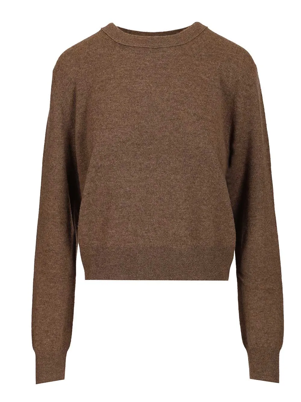 Greer Crewneck Sweater Knitwear Brown sold by Wanan Luxury
