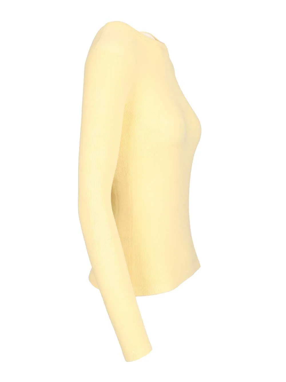 Vivian Long-Sleeved T-Shirt Knitwear Yellow sold by Wanan Luxury product image thumbnail 3