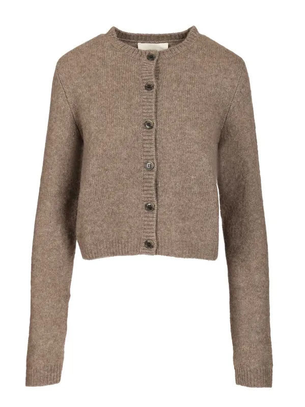 Felicia Cardigan Knitwear Brown sold by Wanan Luxury