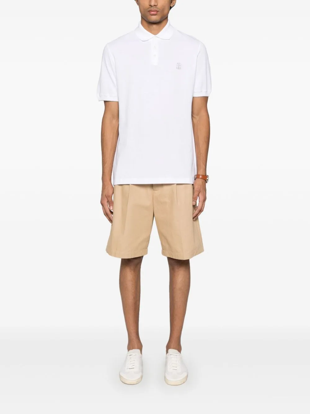 Logo Cotton Polo Shirt sold by Wanan Luxury product image thumbnail 3