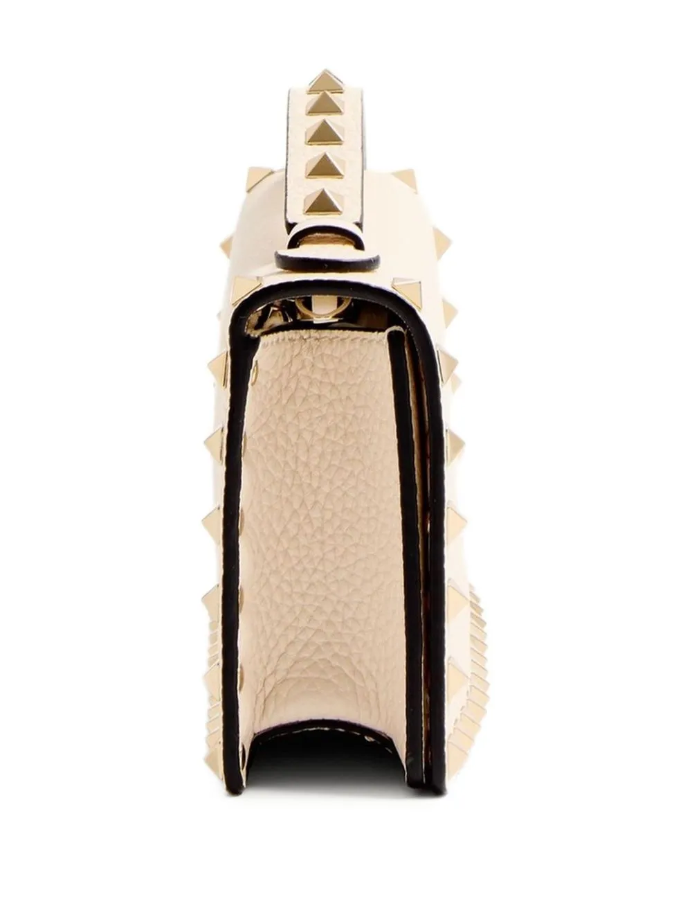 Rockstud Leather Wallet On Chain sold by Wanan Luxury product image thumbnail 3