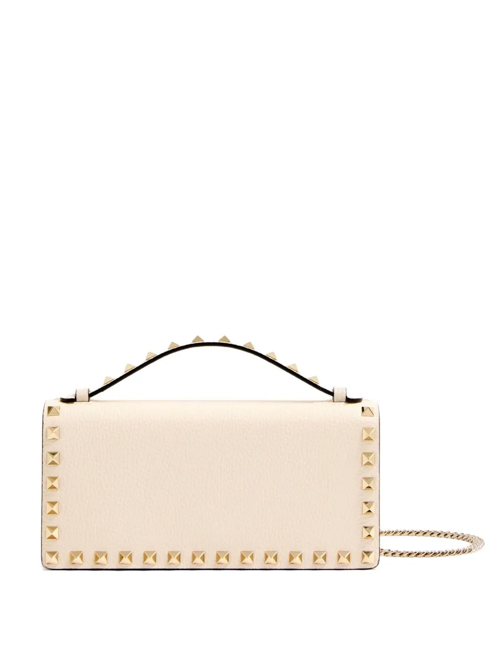 Rockstud Leather Wallet On Chain sold by Wanan Luxury