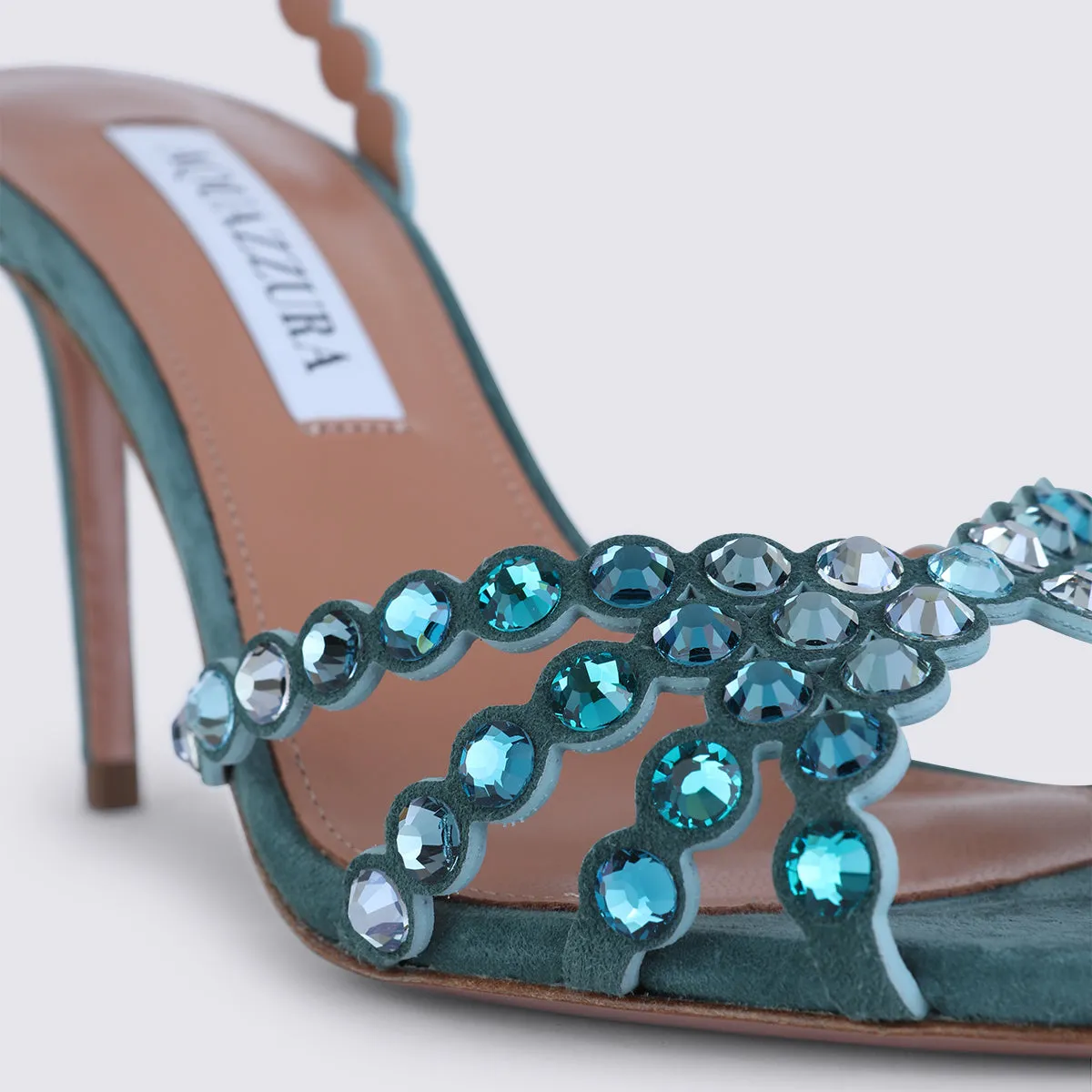 Sandals Light Teal sold by Wanan Luxury product image thumbnail 4