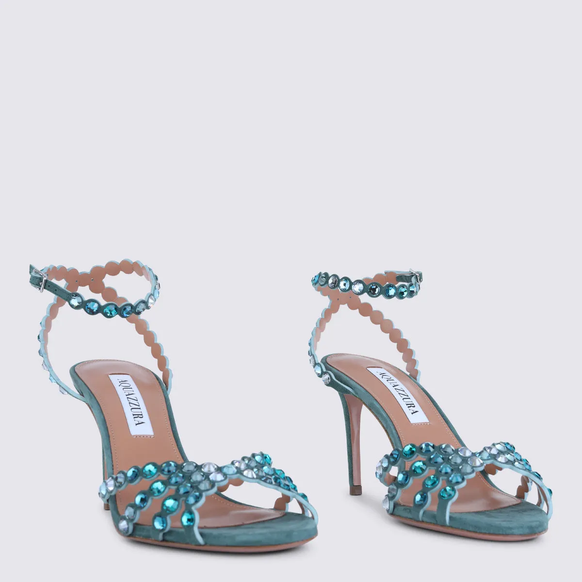 Sandals Light Teal sold by Wanan Luxury product image thumbnail 2