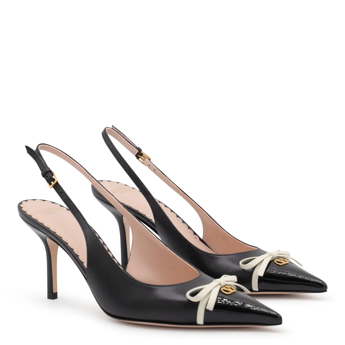 With Heel Nero/Ivory sold by Wanan Luxury product image thumbnail 2