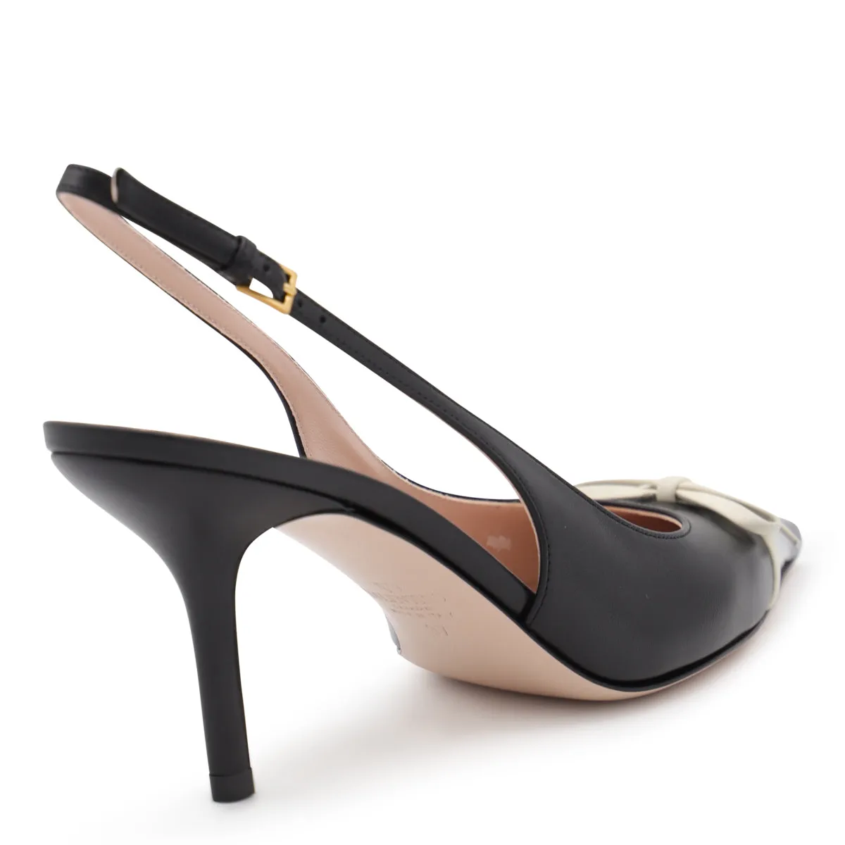 With Heel Nero/Ivory sold by Wanan Luxury product image thumbnail 3