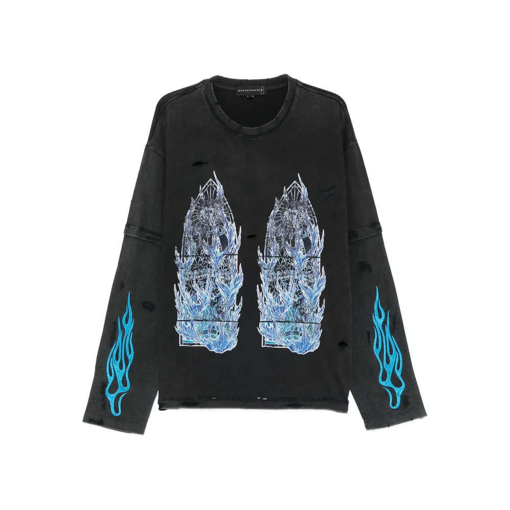 Sweaters Gray, Blue sold by Wanan Luxury