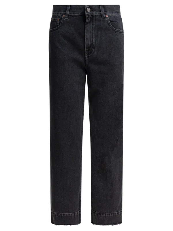 High-Waisted Jeans Black sold by Wanan Luxury