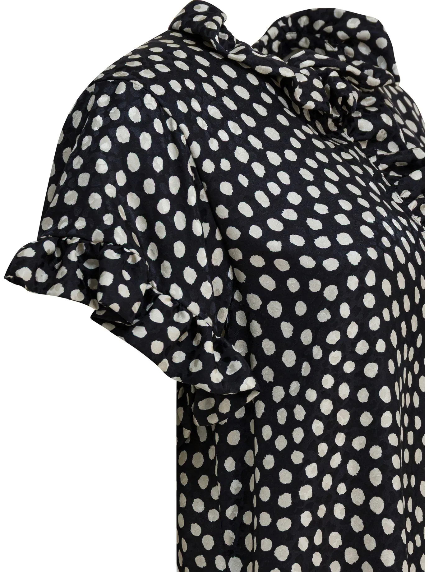 Short Silk Dress Dresses Black sold by Wanan Luxury product image thumbnail 4