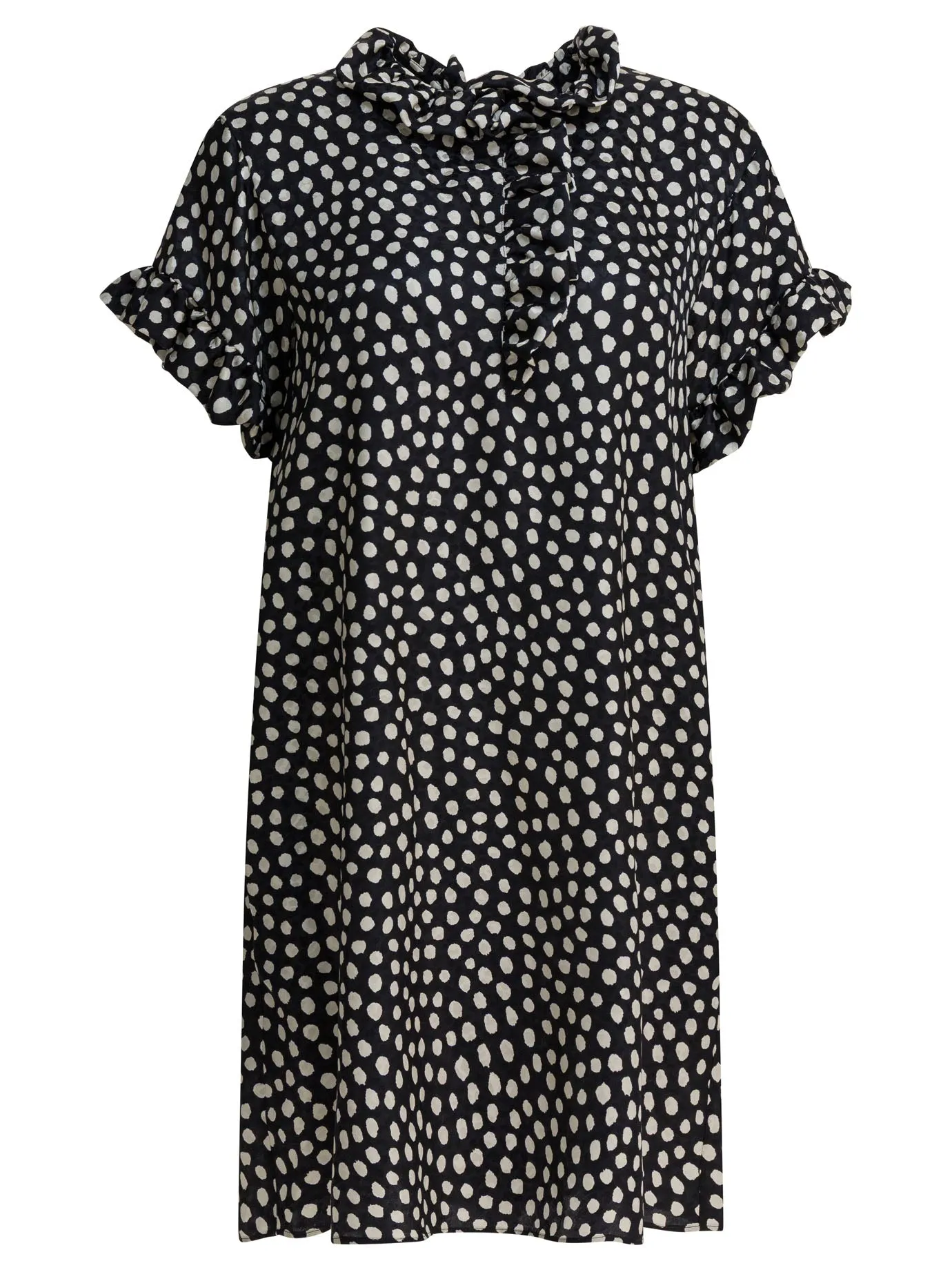 Short Silk Dress Dresses Black sold by Wanan Luxury
