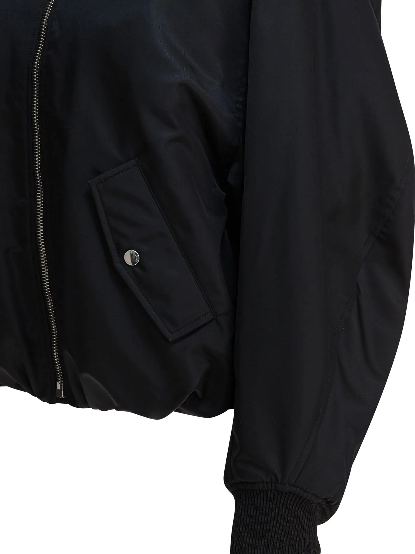 Nylon Bomber Jacket Jackets And Coats Black sold by Wanan Luxury product image thumbnail 4