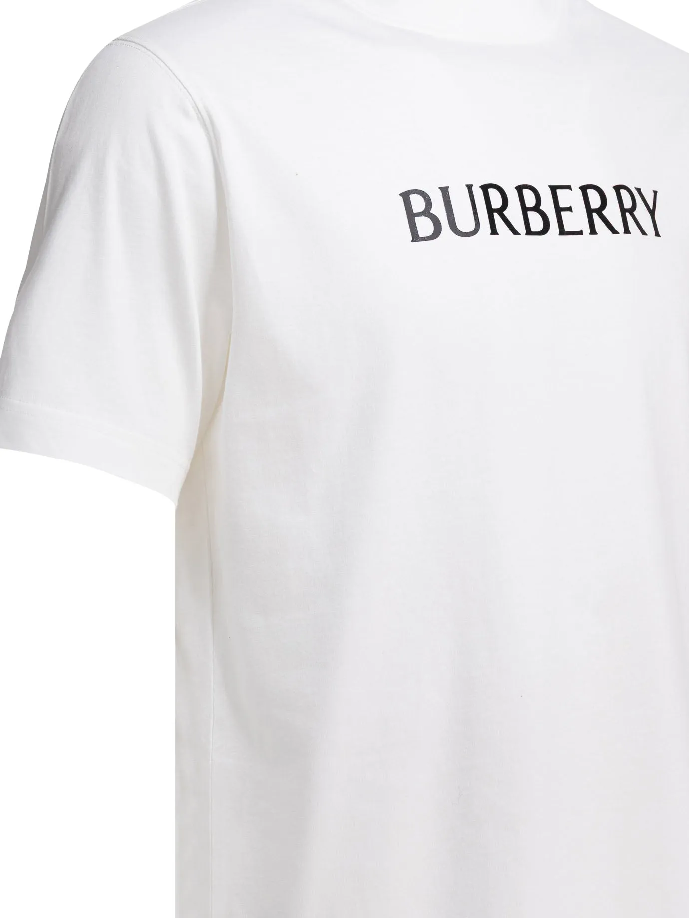 Cotton T-Shirt With Logo T-Shirts White sold by Wanan Luxury product image thumbnail 4