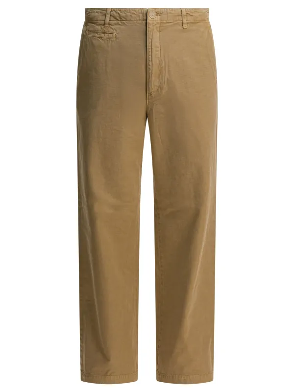 Finix Trousers Beige made by Auralee