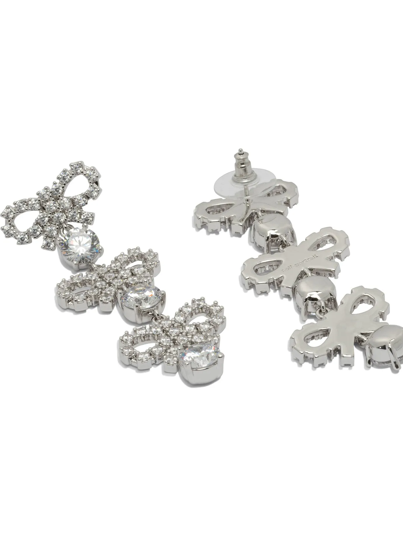 Drop Earrings With Bows Jewels Silver sold by Wanan Luxury product image thumbnail 2