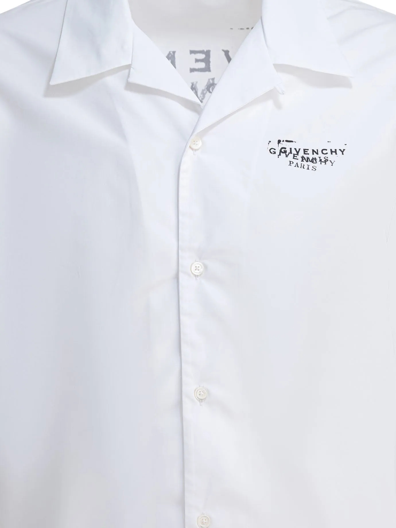 Cotton Short-Sleeved Shirt Shirts White sold by Wanan Luxury product image thumbnail 3