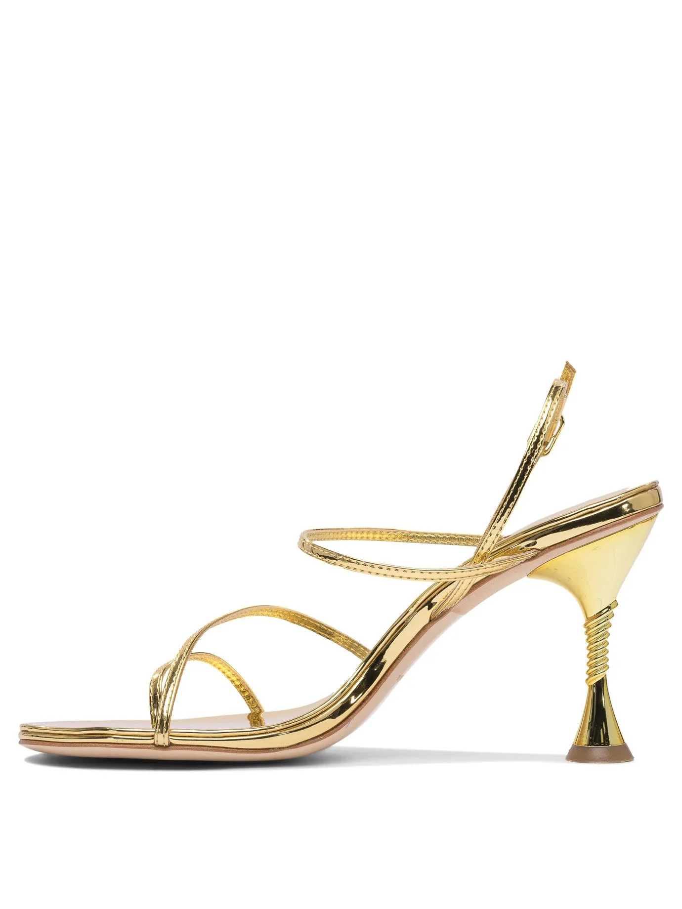 Sandals Gold sold by Wanan Luxury product image thumbnail 3