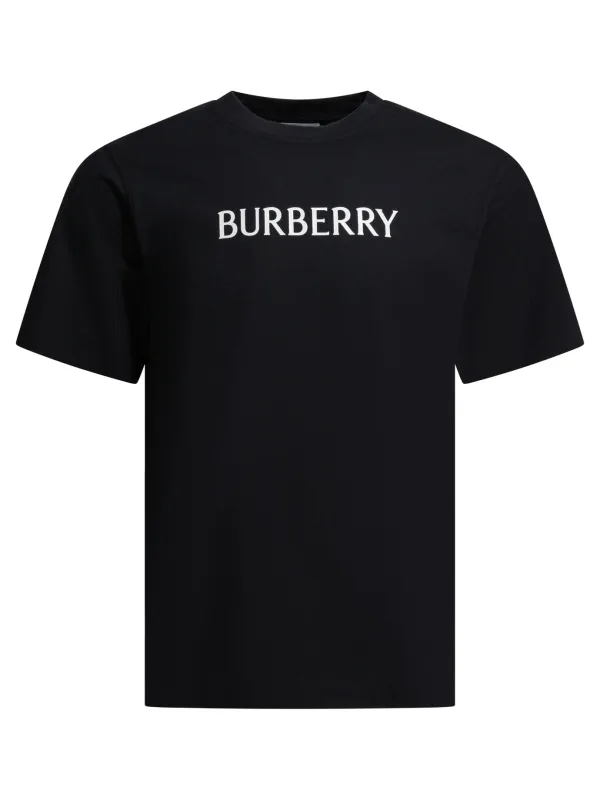 Cotton T-Shirt With Logo T-Shirts Black sold by Wanan Luxury