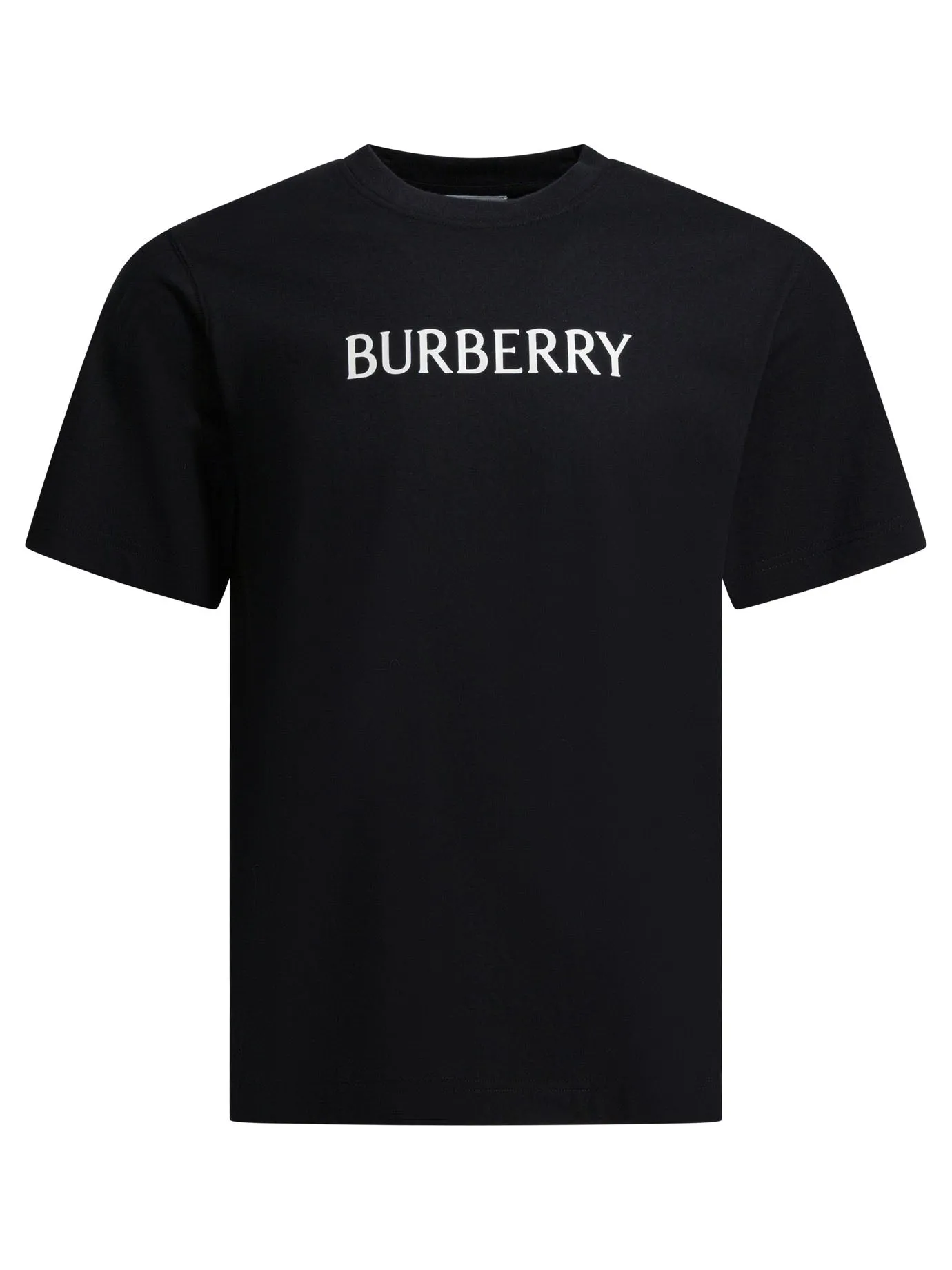 Cotton T-Shirt With Logo T-Shirts Black sold by Wanan Luxury