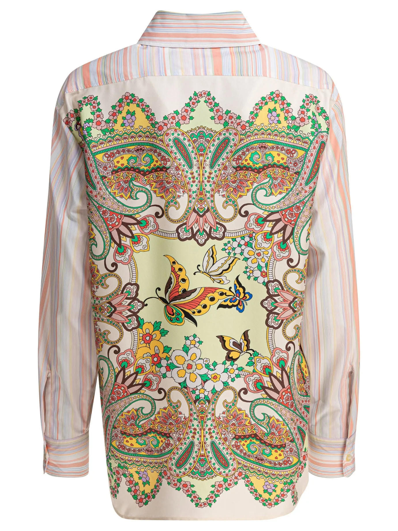 Striped Shirt With Print On The Back Shirts Pink sold by Wanan Luxury product image thumbnail 2