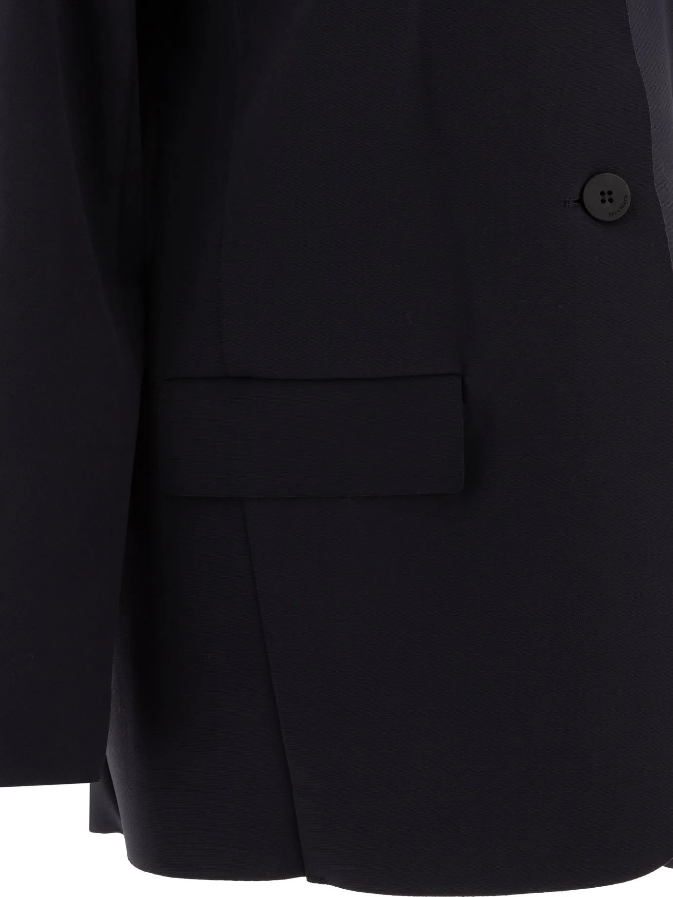 Single-Breasted Jersey Blazer Jackets And Coats Blue sold by Wanan Luxury product image thumbnail 4