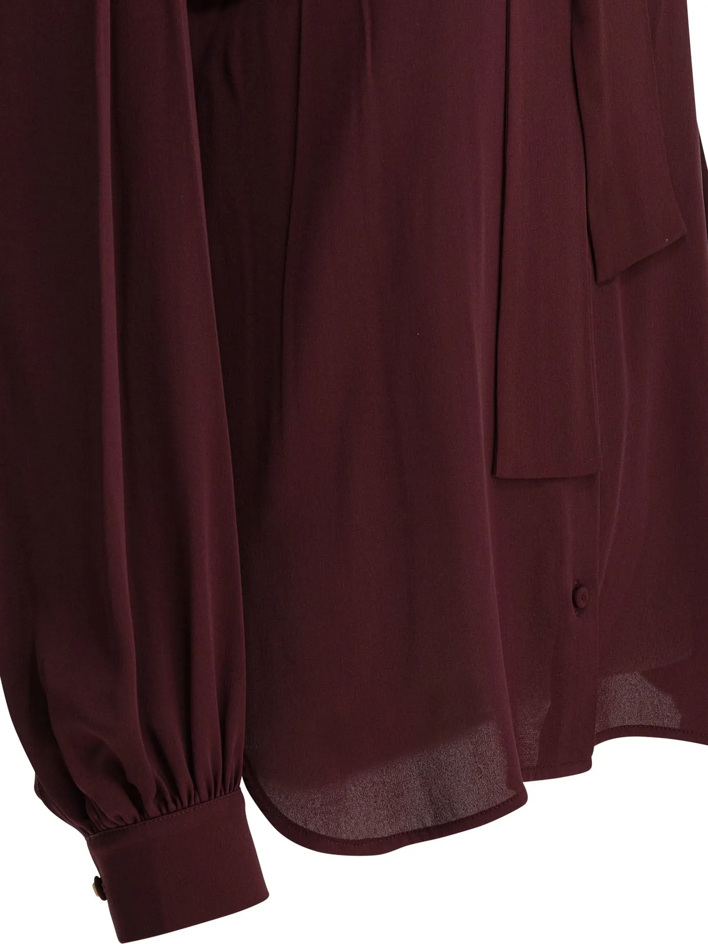 Silk Charmeuse Shirt Shirts Red sold by Wanan Luxury product image thumbnail 4