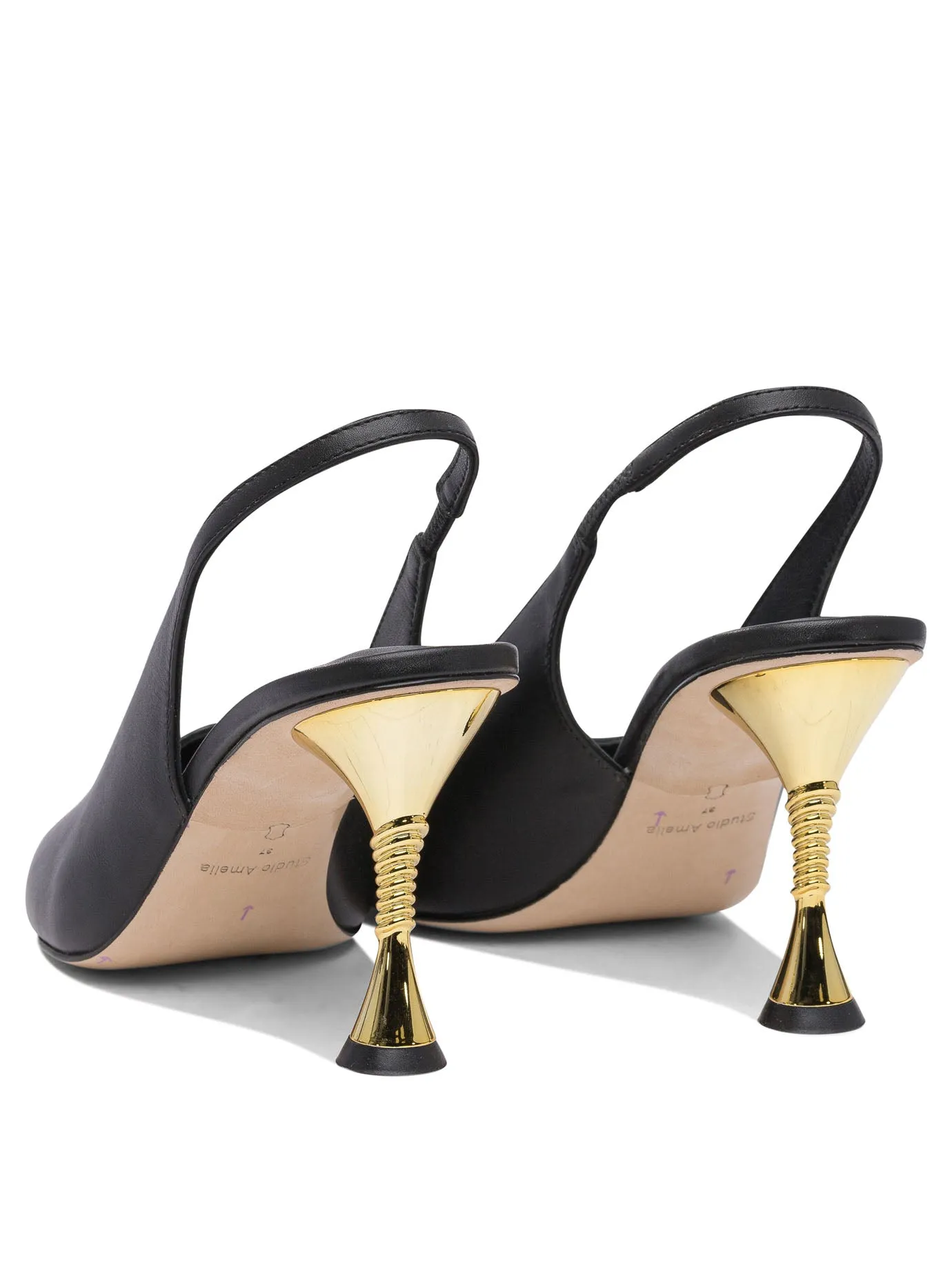 Heeled Shoes Black sold by Wanan Luxury product image thumbnail 4