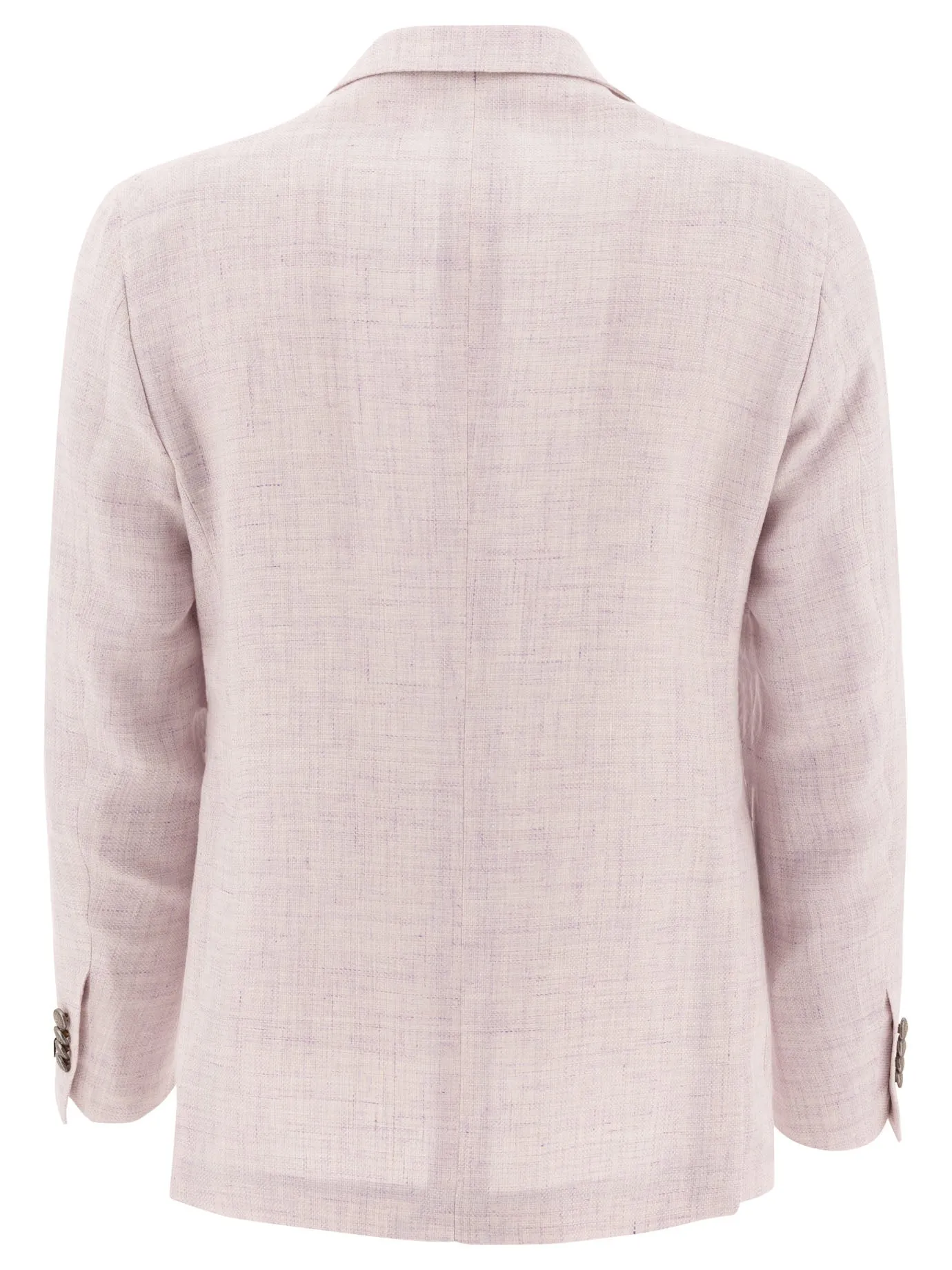 Linen-Blend Blazer Jackets And Coats Pink sold by Wanan Luxury product image thumbnail 2