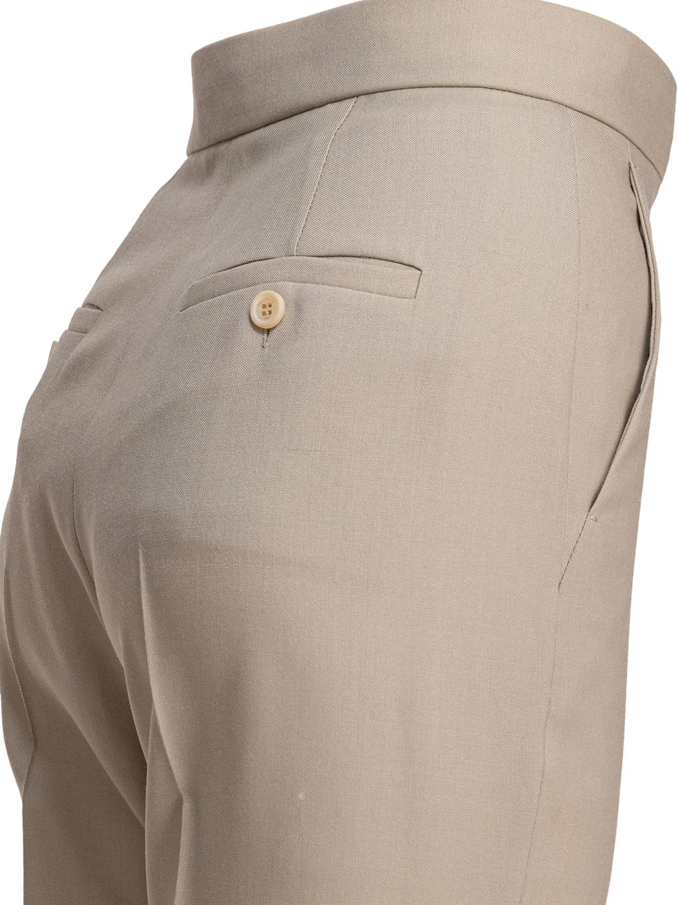 Straight-Leg Trousers Beige sold by Wanan Luxury product image thumbnail 4