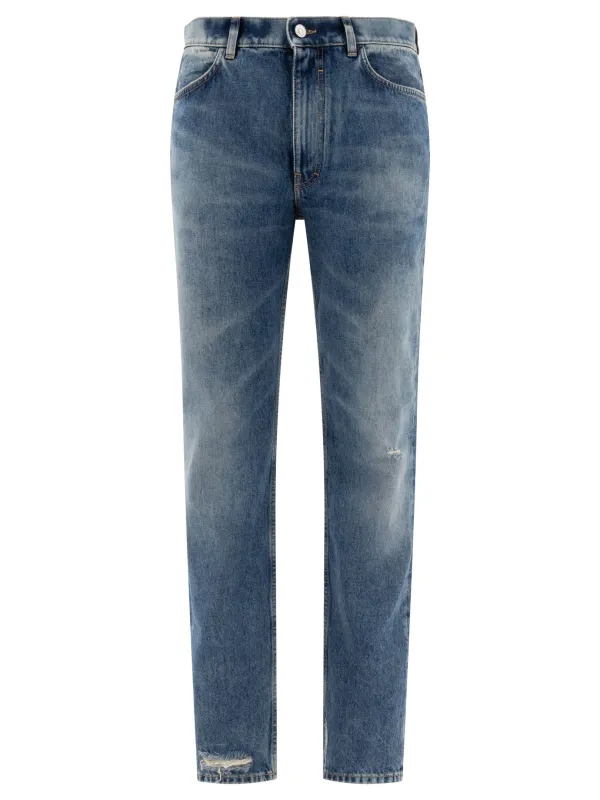 Straight-Leg Jeans Blue sold by Wanan Luxury