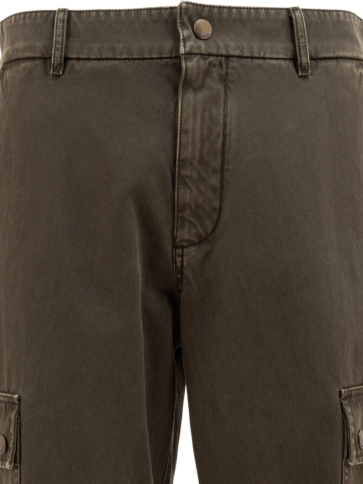Gabardine Cargo Trousers Brown sold by Wanan Luxury product image thumbnail 3